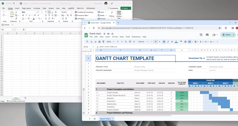 Manually Convert Google Sheets to Excel