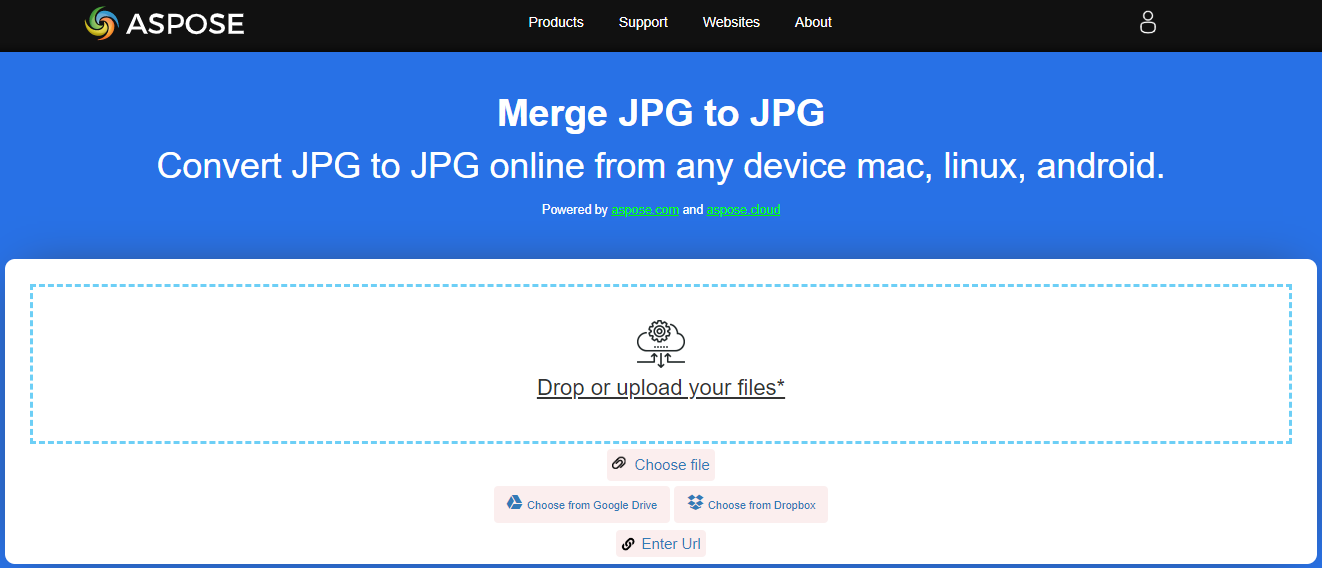 Merge JPG files with Aspose JPG Merger