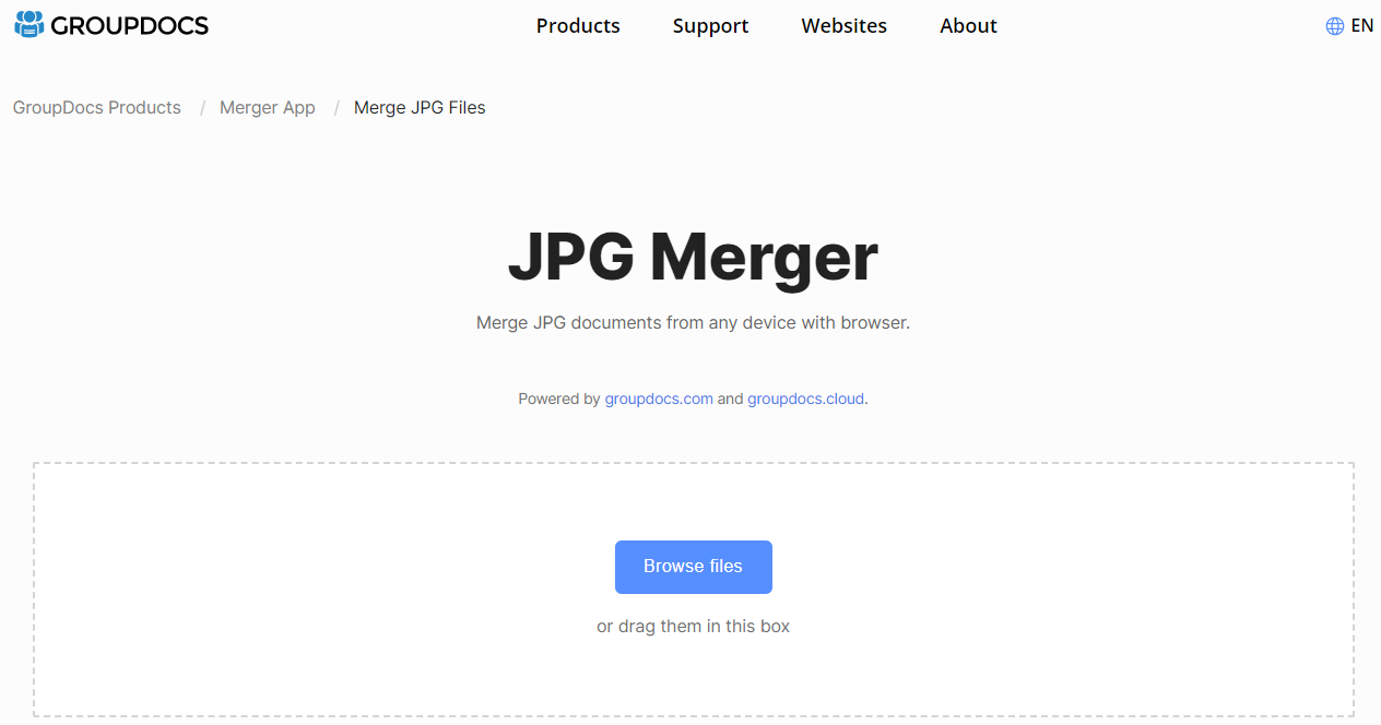 Merge JPG files with GroupDocs