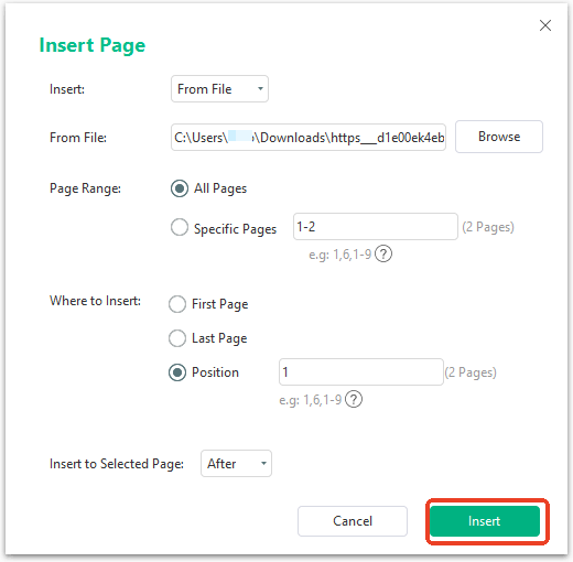 combine pages with SwifDoo PDF