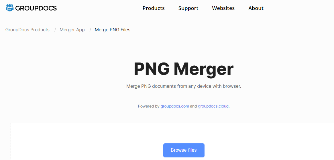 Merge PNG files into One with GroupDocs