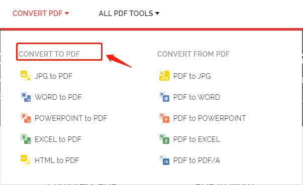 Nehmen wir iLovePDF als Beispiel, um zu sehen, wie Sie ein PDF online erstellen können: