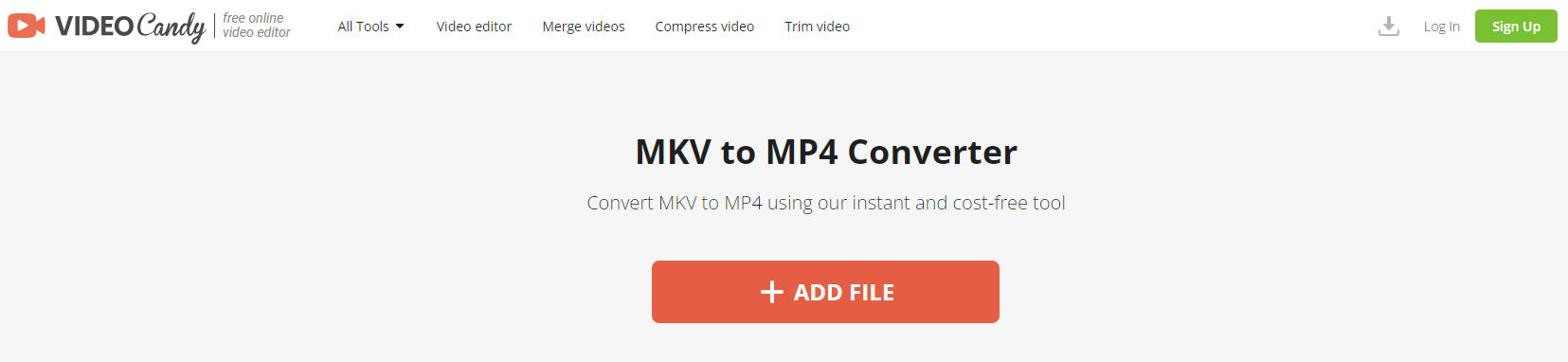 MKV to MP4 converter VideoCandy