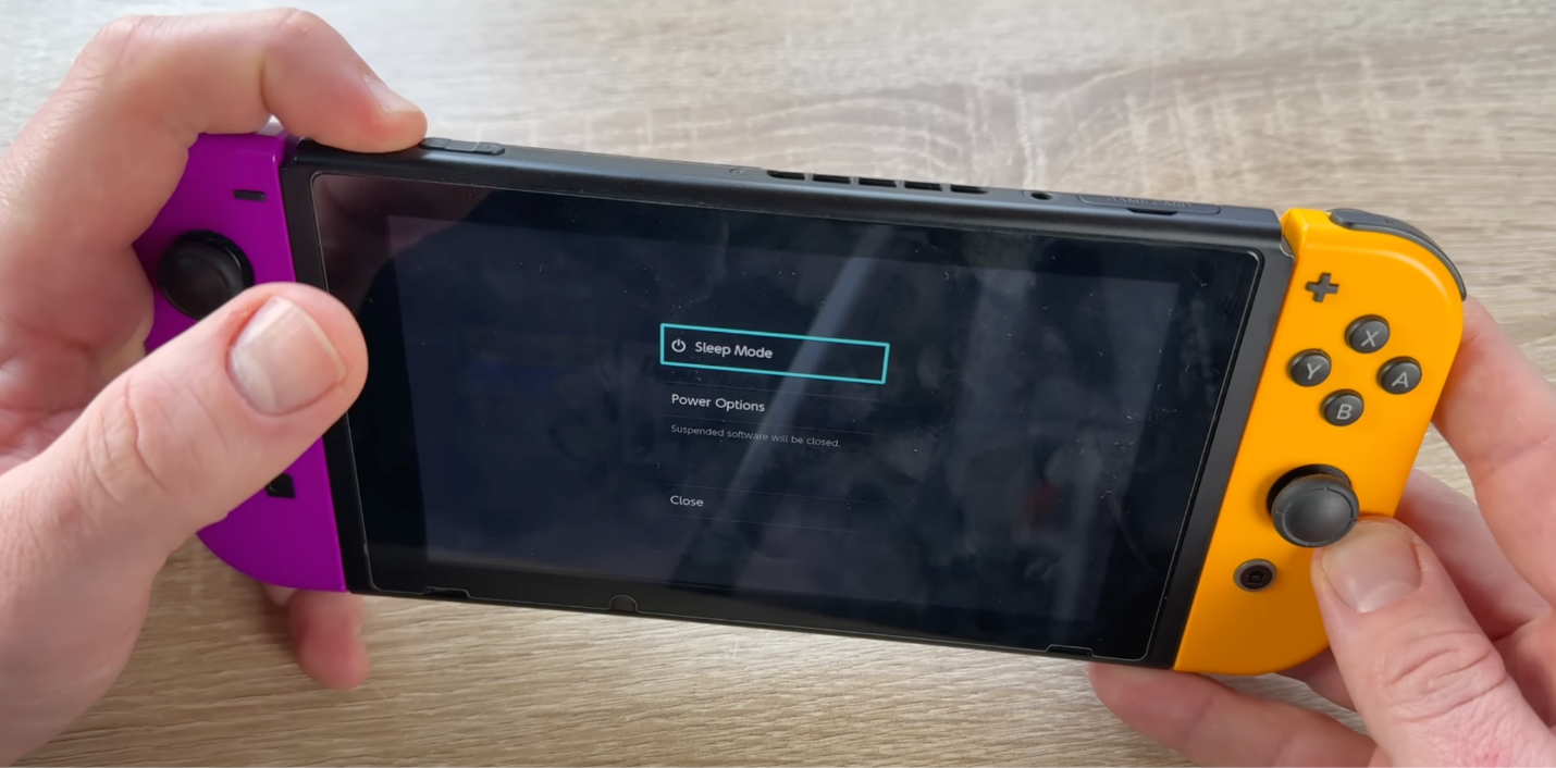 Perform a 20-second hard reset on Nintendo Switch