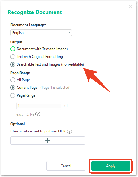 Searchable Text and Images