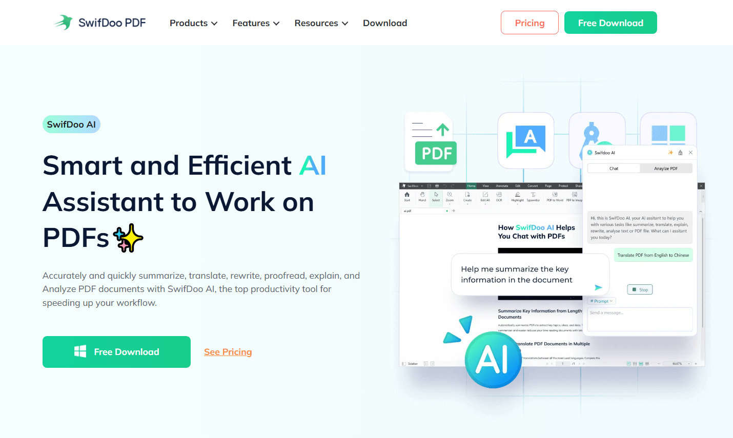 SwifDoo PDF's AI