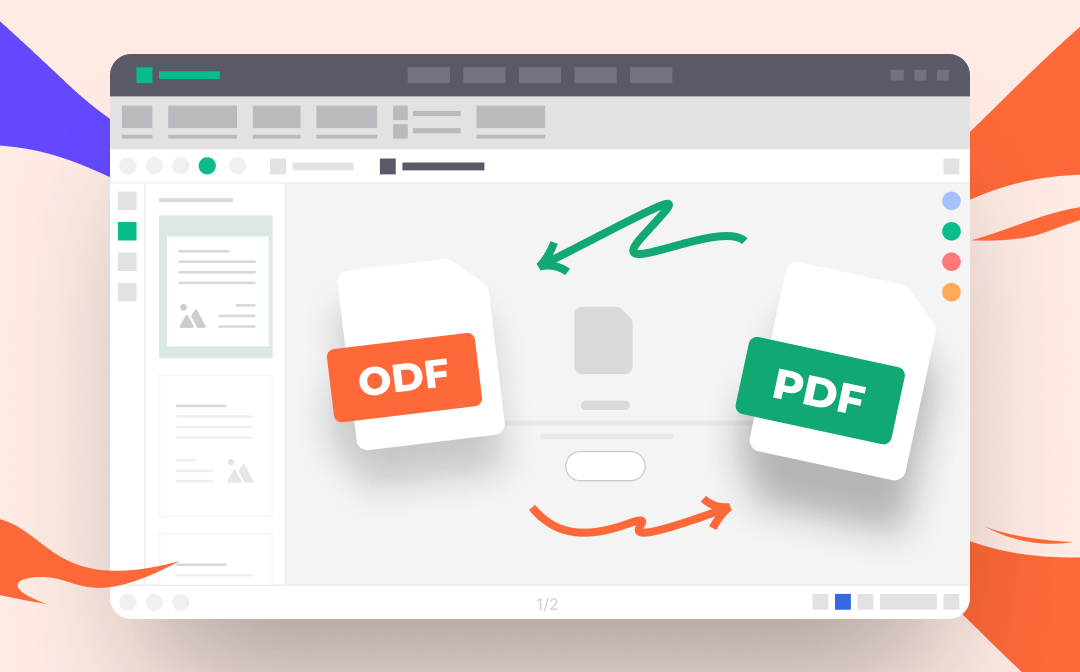 ODF to PDF