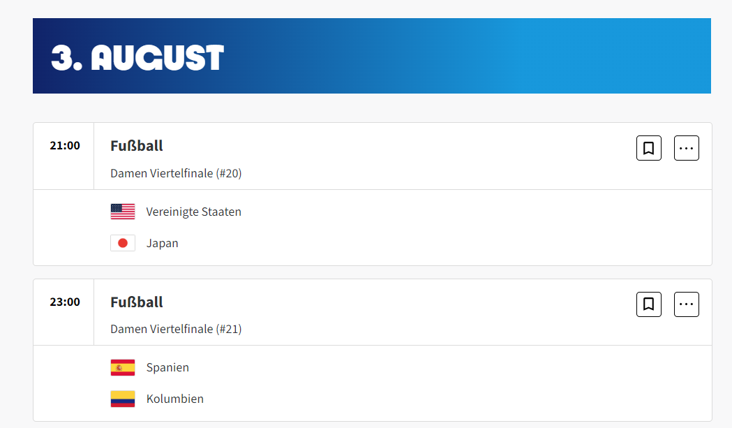 Olympia 2024 Fußball Spielplan 