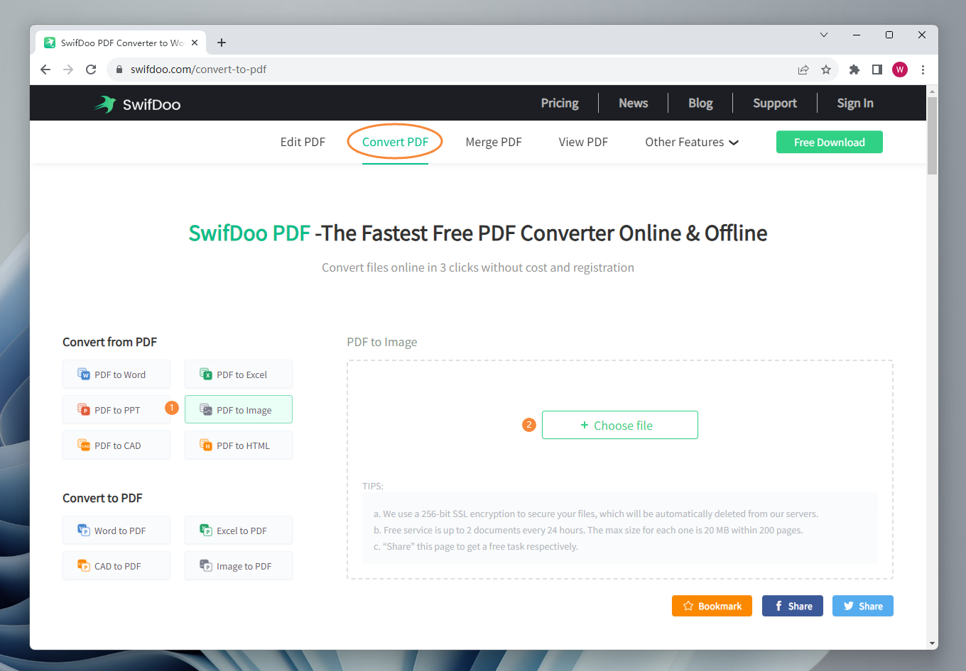 Online PDF to Image Converter