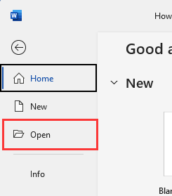 Open PDF files in Microsoft Word