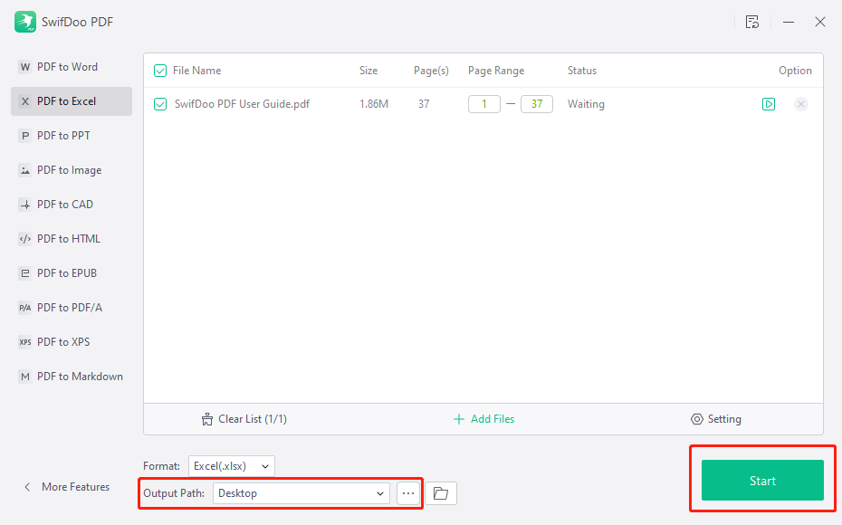 PDF を Excel に変換して Excel で PDF を Excel として開く手順 2