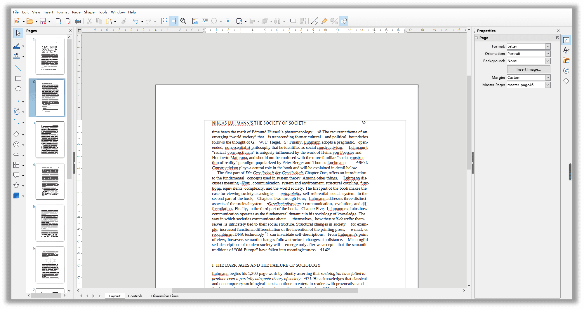 LibreOffice Draw - Best open-source PDF editor