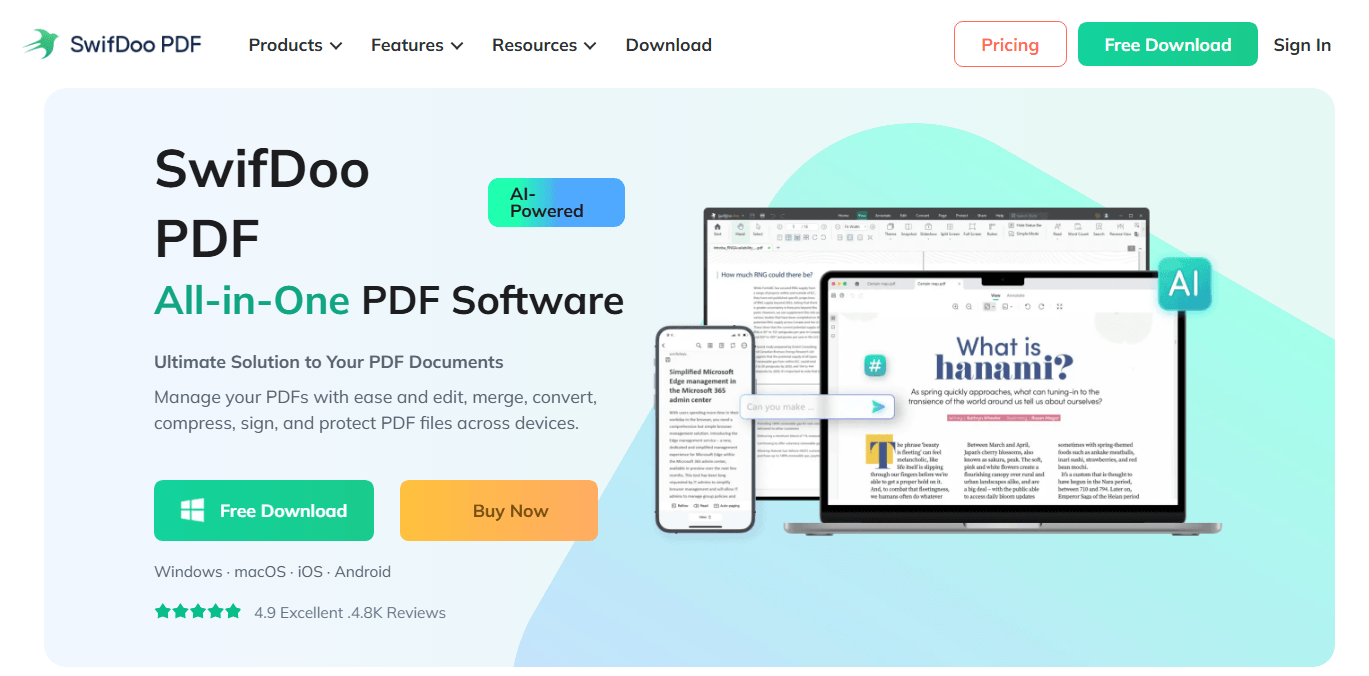 SwifDoo PDF PDF editing