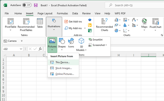 PDF-Dateien als Bilder in Excel einfügen