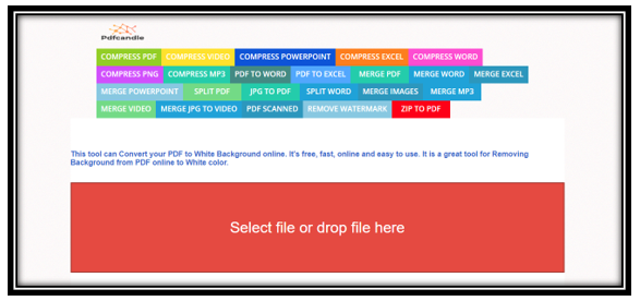 PDF background remover - Pdfcandle