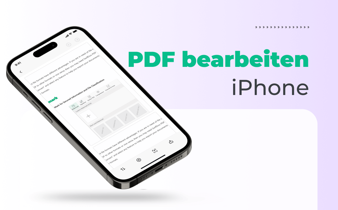PDF bearbeiten iPhone