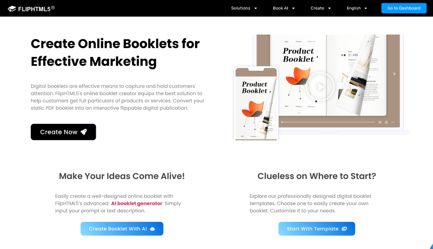 Interface of FlipHTML5