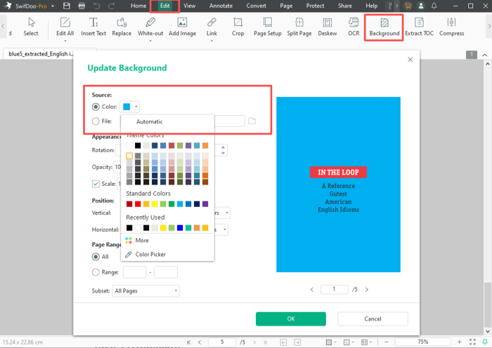 A Top PDF Editor to Edit PDF Brightness step 3