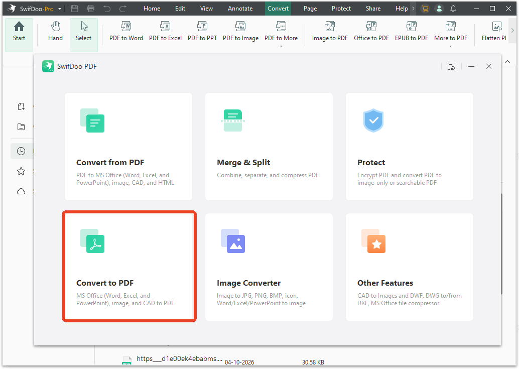 SwifDoo PDF converter
