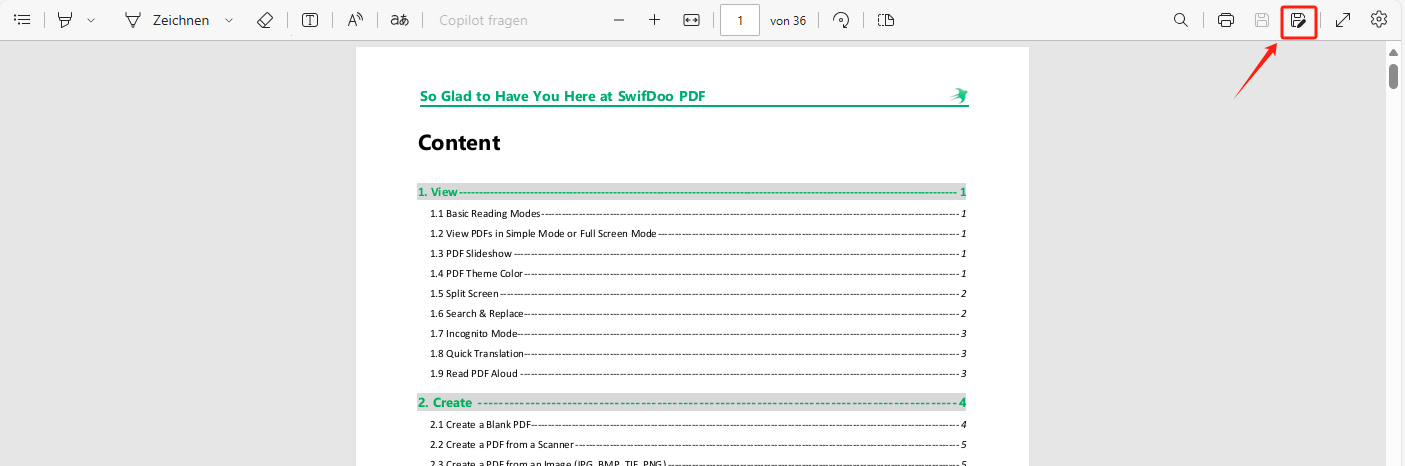 PDF-Seiten drehen und speichern