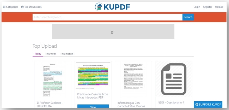 PDF Drive alternative - KUPDF
