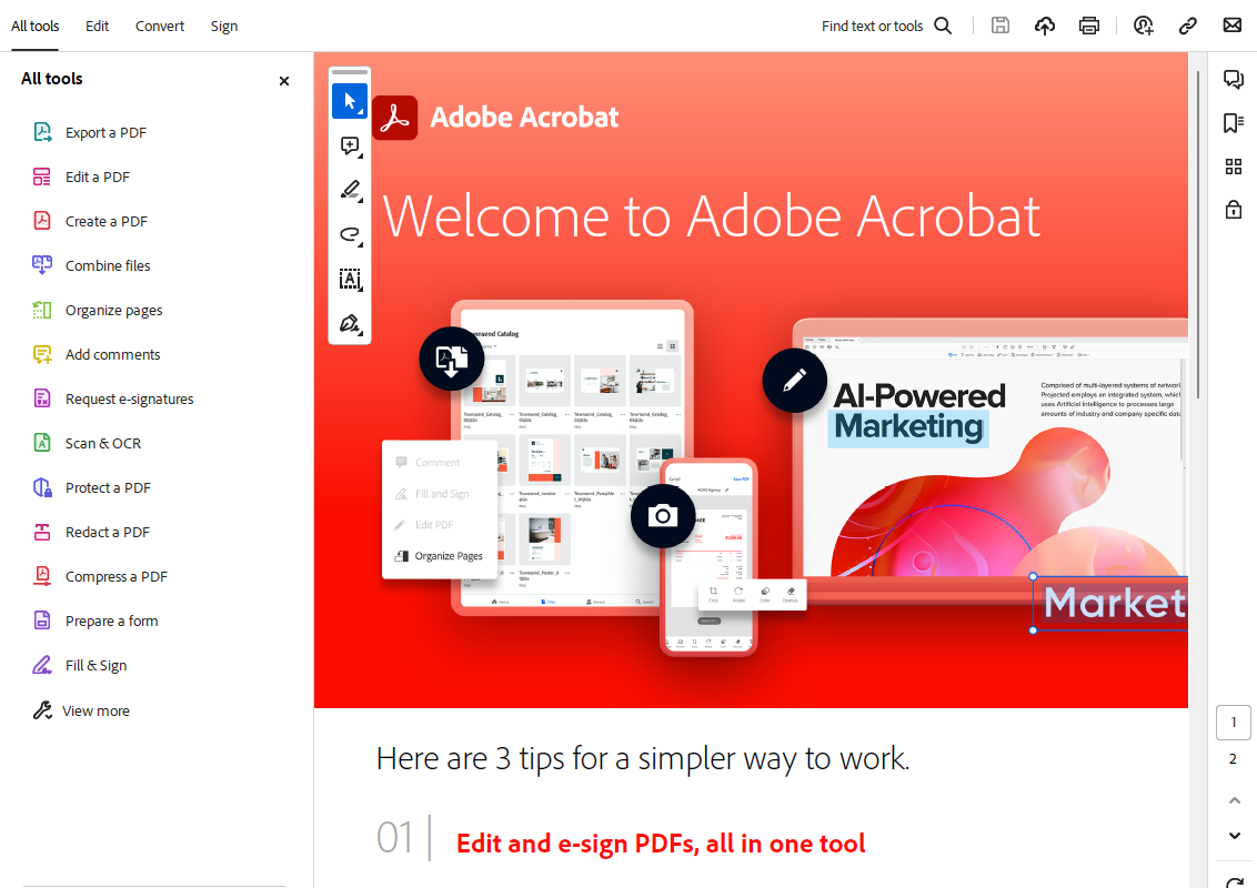 PDF flattener Adobe Acrobat
