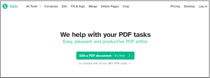 PDF Highlighter online - Sejda