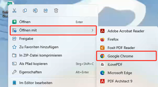 Wie man PDF in Chrome unter Windows und Mac öffnen kann