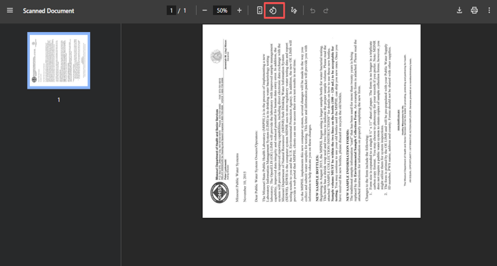 Convert Landscape PDF to Portrait Using Google Chrome