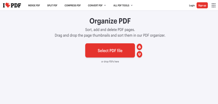 How to Change Landscape to Portrait in PDF Using iLovePDF 1