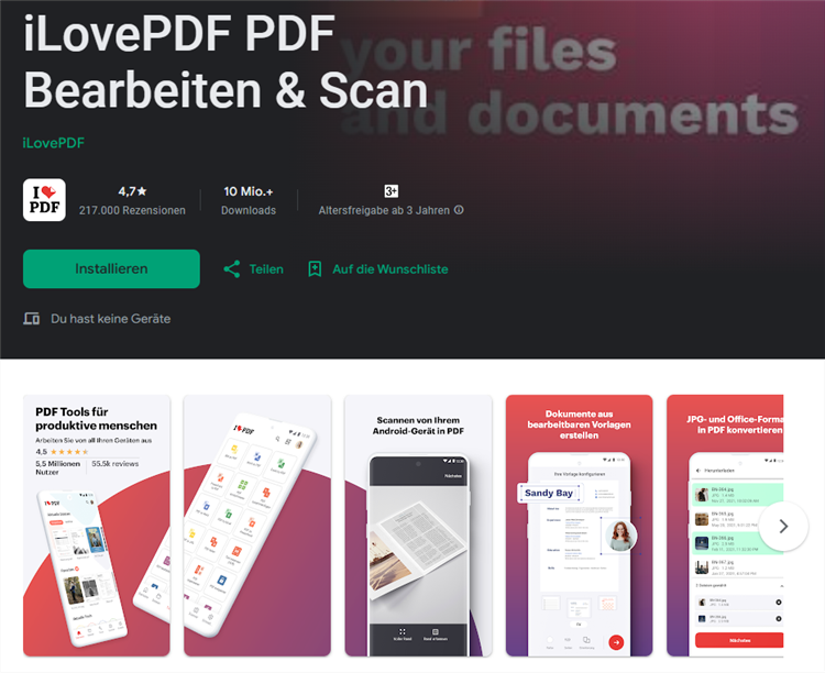 iLovePDF PDF