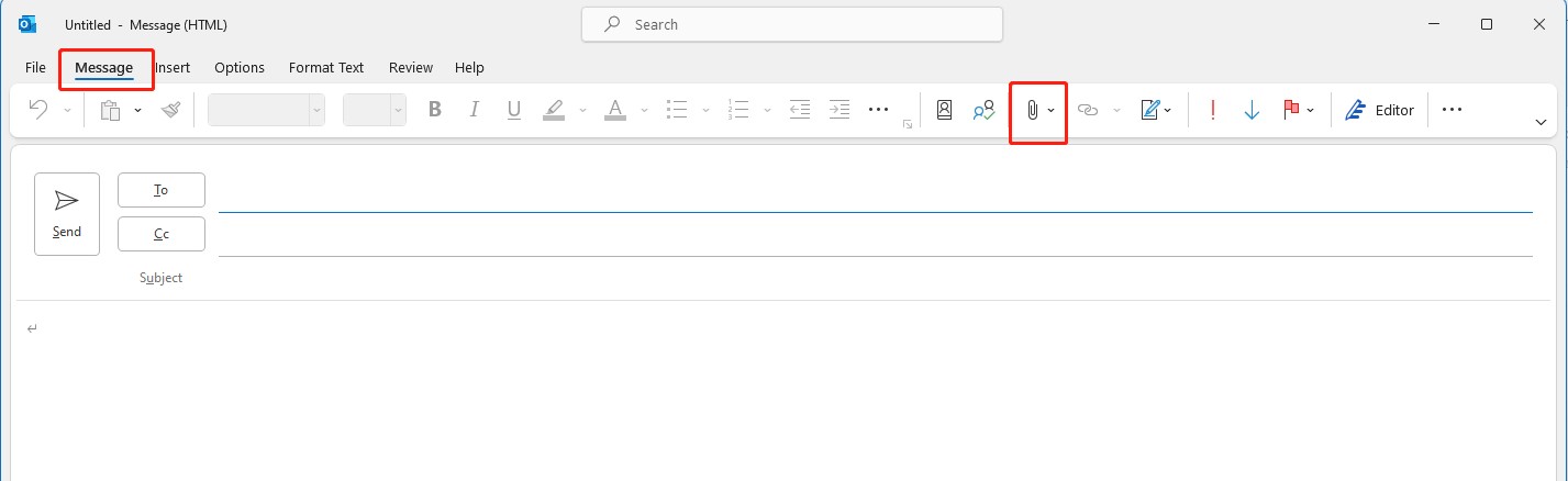 PDF per E-Mail versenden mit Outlook