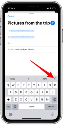 PDF per E-Mail verschicken iPhone