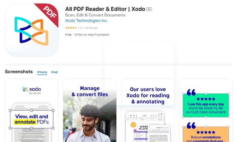 Xodo PDF Reader