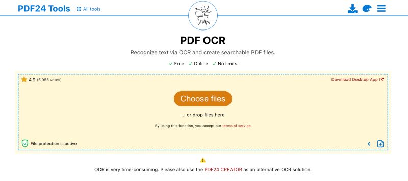 PDF24 PDF OCR