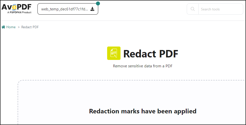 AvePDF PDF redaction tool | SwifDoo Blog