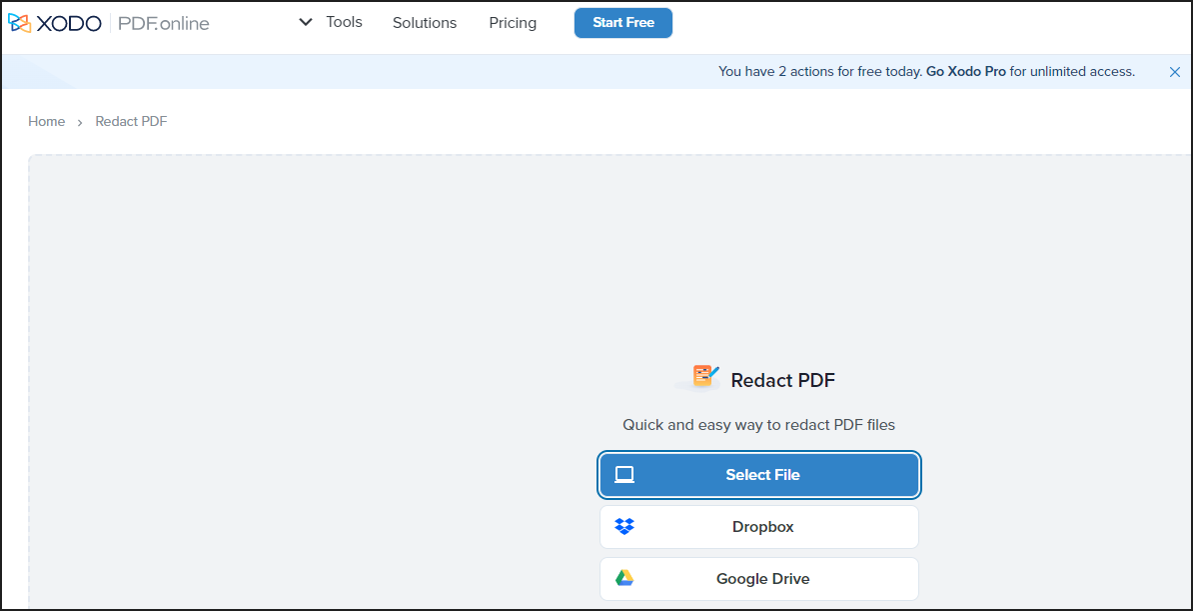 PDF.online PDF redaction tool | SwifDoo Blog