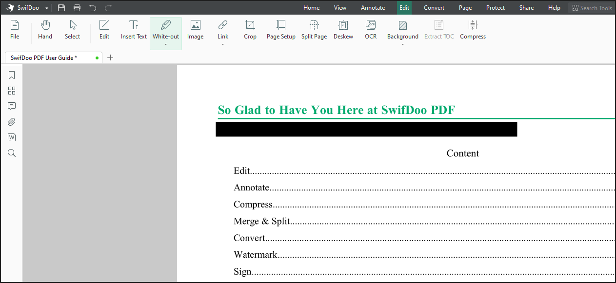 PDF Editor, Write, Redact, Modify & Edit PDFs