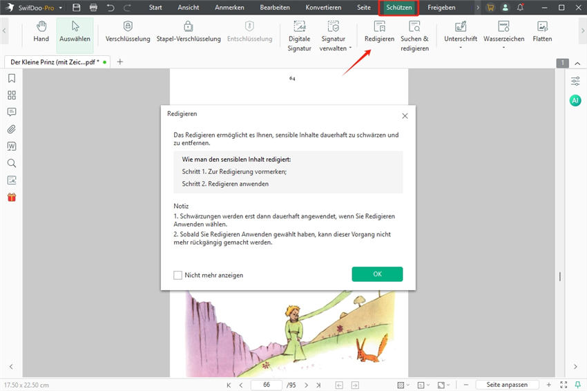 PDF redigieren mit SwifDoo PDF