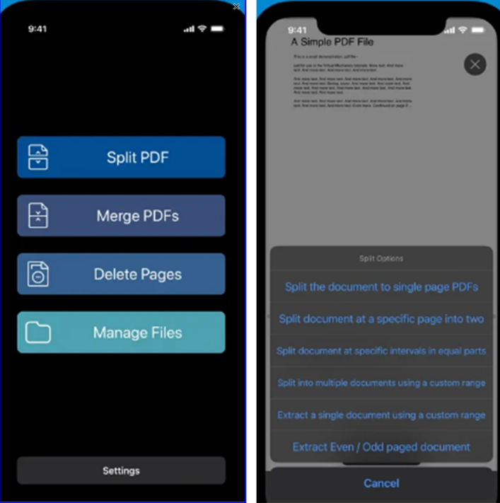 Split PDF - Extract PDF Pages on the App Store