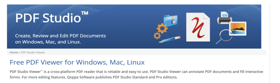 PDF Studio Viewer PDF reader for Windows 10