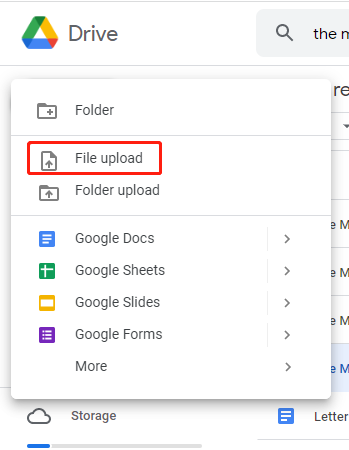 Convert PDF to Google Docs