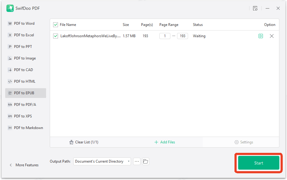 pdf to epub converter