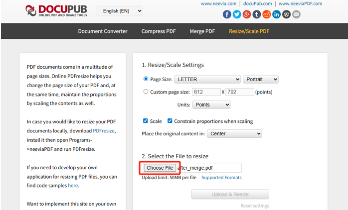 How to Convert PDF to Letter Size with DocuPub 1