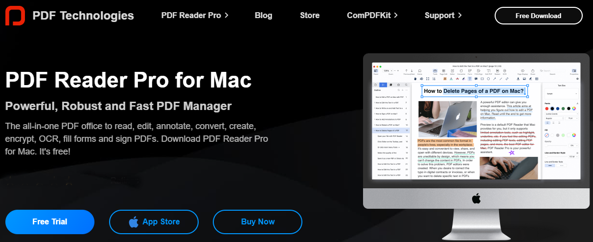 PDF Reader Pro PDF to Word converter software free download