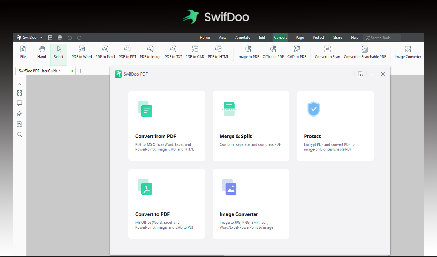 SwifDoo PDF PDF to Word converter software free download
