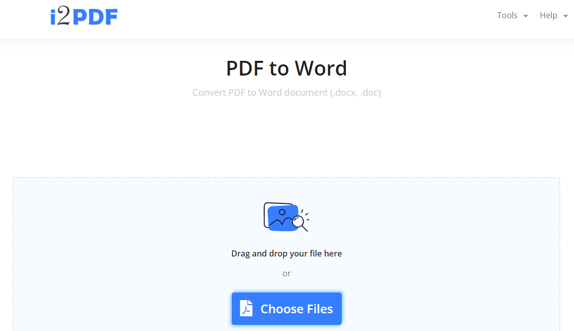 Convert PDF to Word in Hebrew with i2PDF