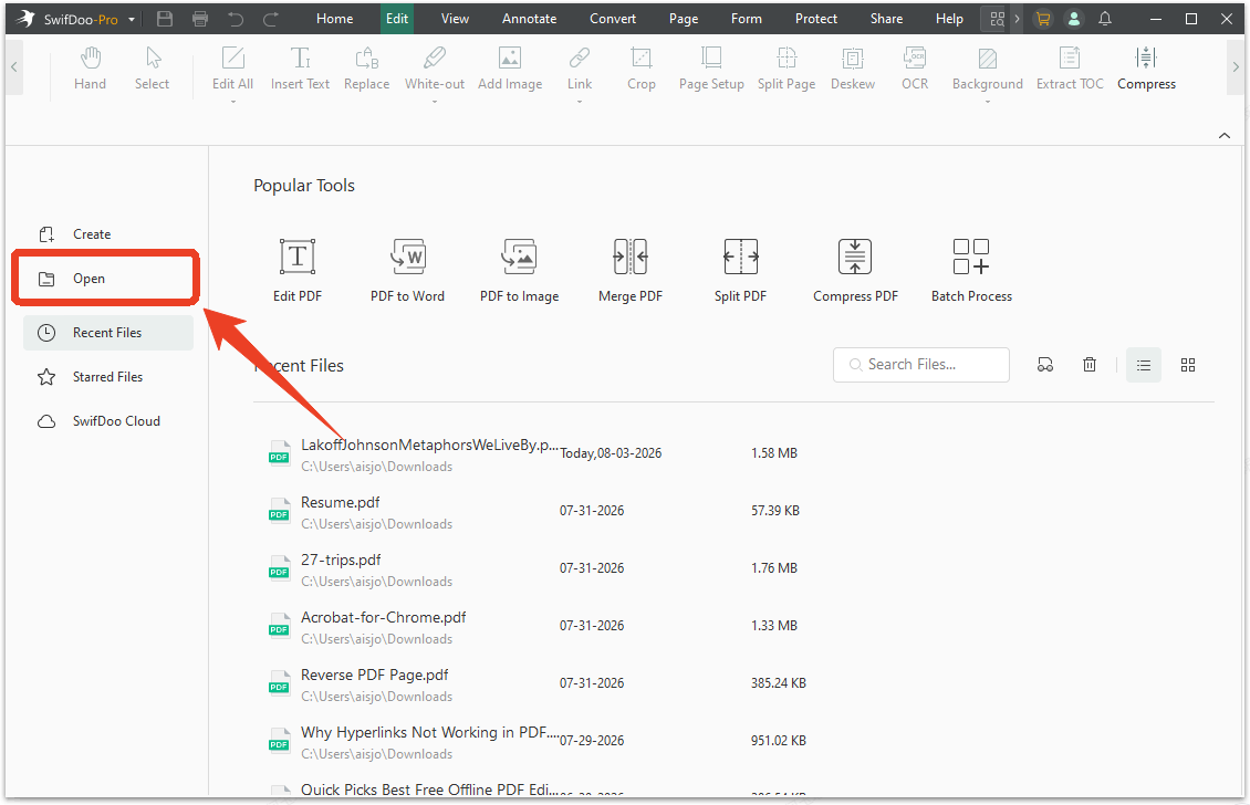SwifDoo PDF viewer