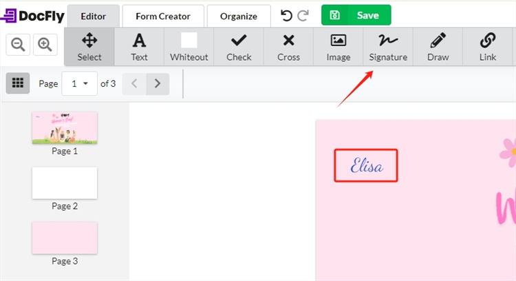 PDF online unterschreiben mit DocFly