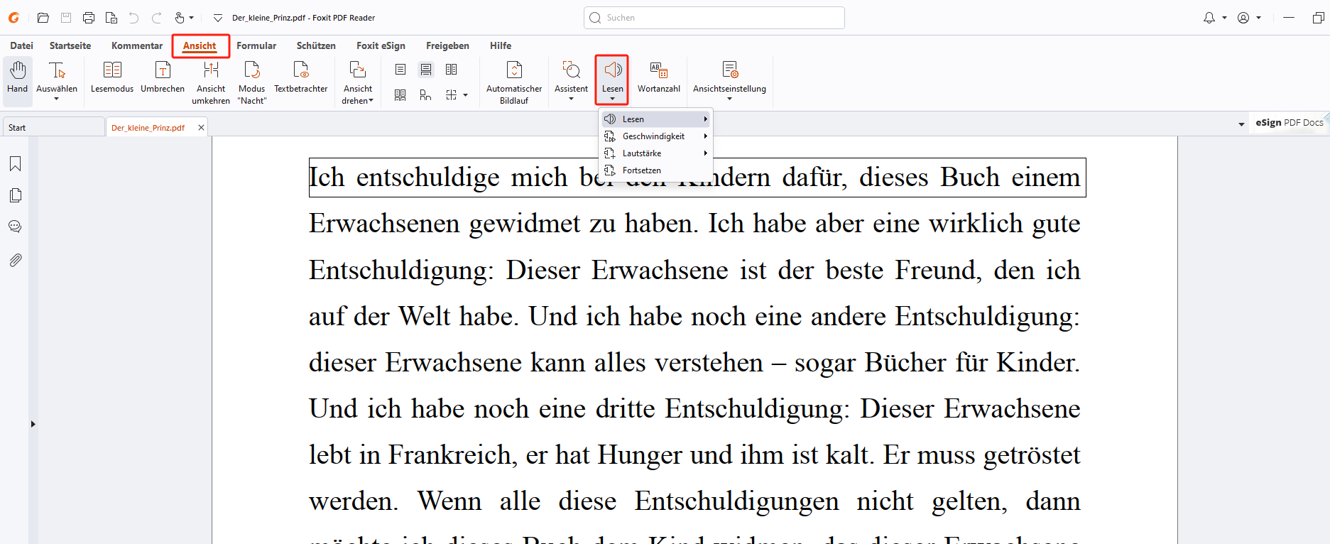 Foxit PDF Reader